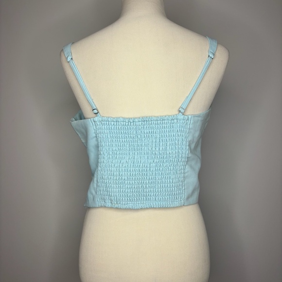 Abercrombie & Fitch - Blue Square Neck Top - Picture 3 of 4